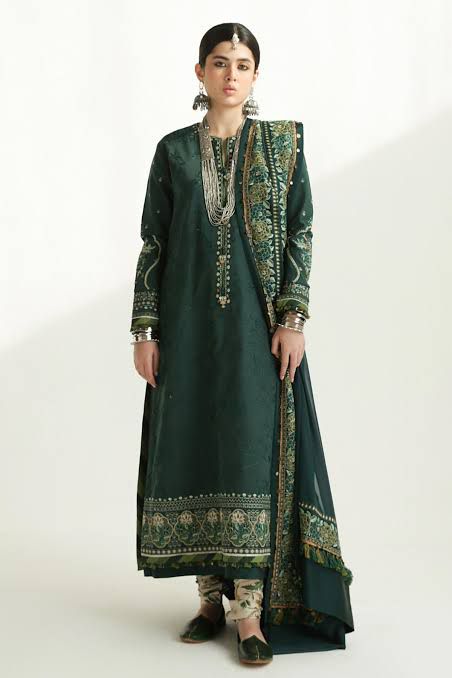 Zara shahjahan green lawn 2024