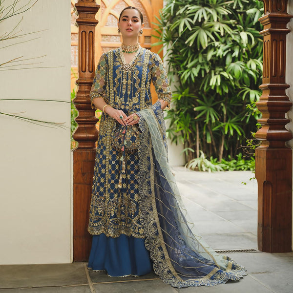 saira shakira blue wedding edition