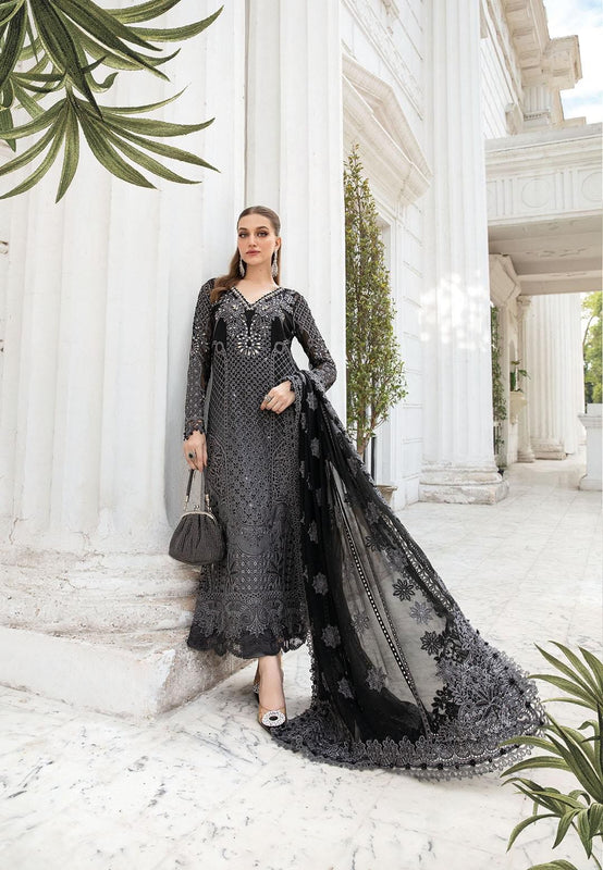 Maria b black & grey chiffon collection