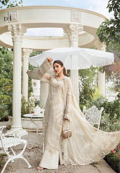 Maria b chiffon with cut dana work collection