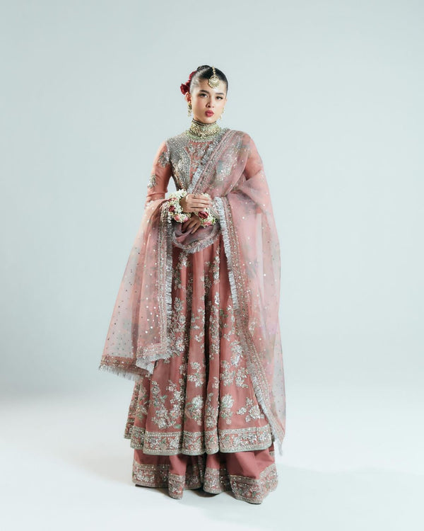 Hussain rehar fresh pink wedding edition