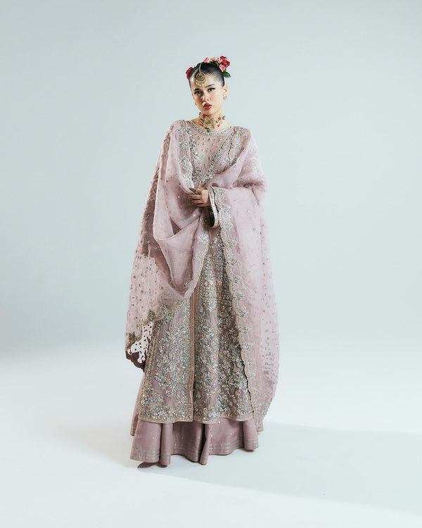 Hussain rehar lilac pink wedding edition