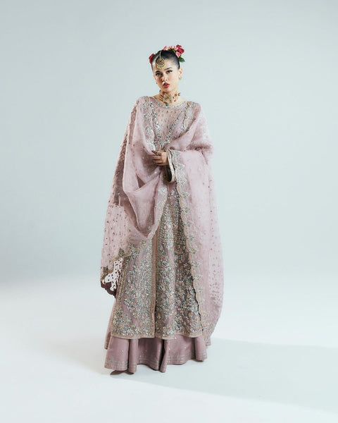 Hussain rehar lilac pink wedding edition