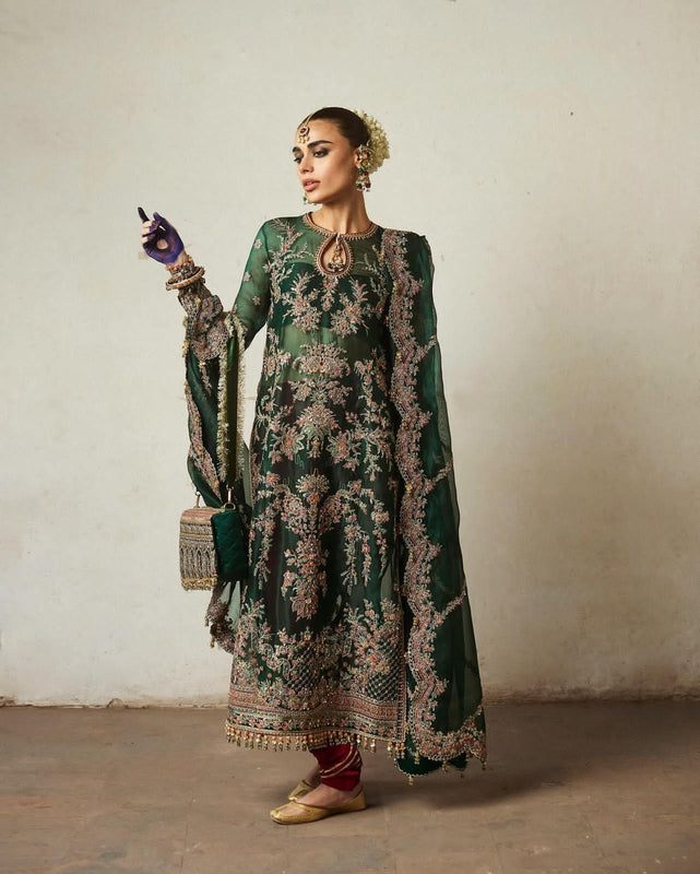 Hussain rehar green new wedding edition