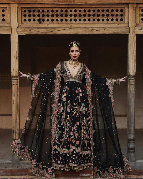 Hussain rehar black new wedding edition