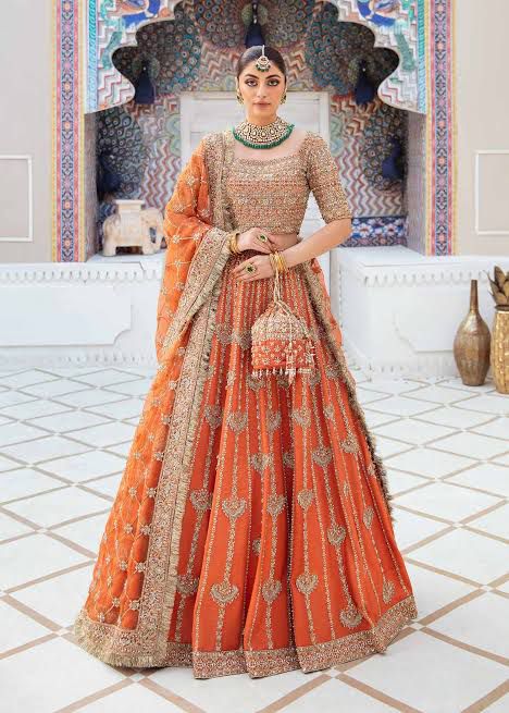 kanwal malik orange wedding edition