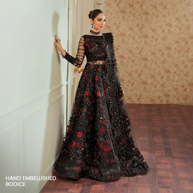 Baroque black red wedding edition