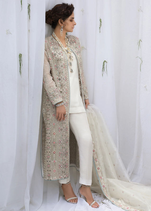 Hussain rehar white multi wedding edition