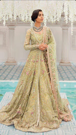 Suffuse by sana Yasir green pista wedding edition
