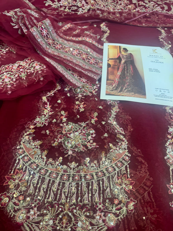 Kanwal malik red wedding edition