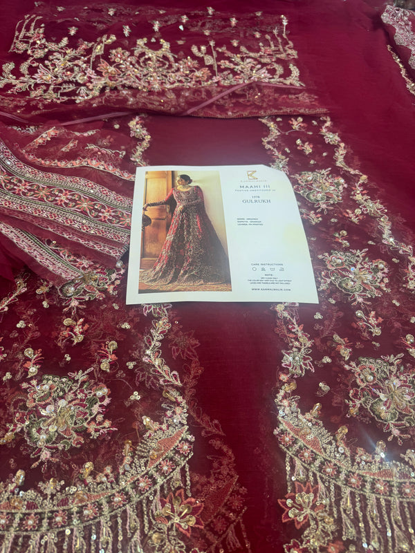 Kanwal malik red wedding edition