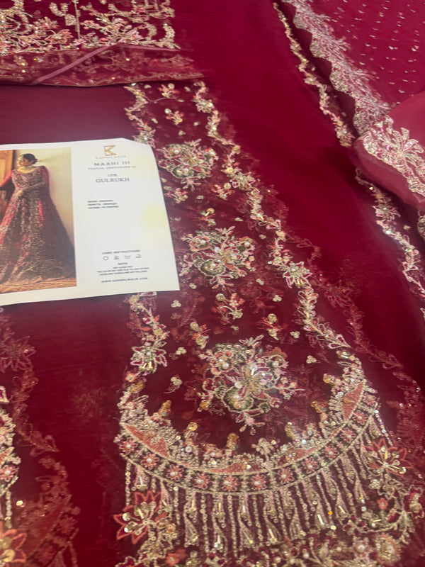 Kanwal malik red wedding edition