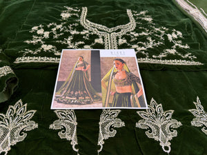 Mihha green chiffon bridal edition