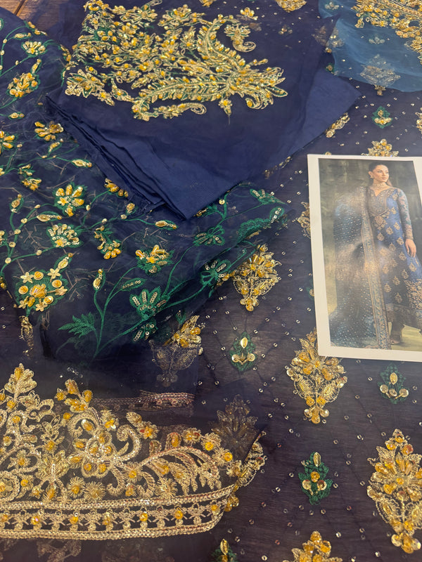 Sara naqvi blue wedding edition