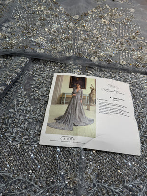 Republic womenswear grey  bridal 16 panelled