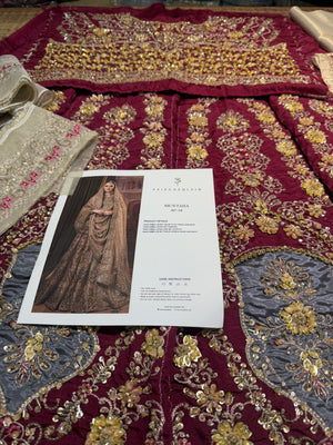 Faiza saqlain golden merino wedding edition