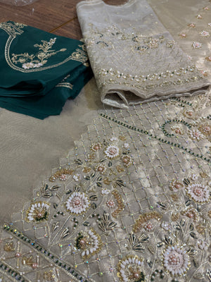 Shazia kiyani golden multi wedding edition