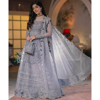 Elan grey maxy wedding edition