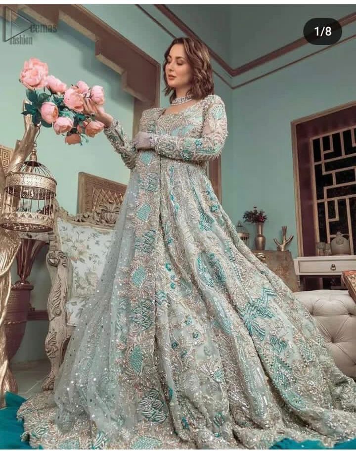 Ahmad Sultan aqua bridal chiffon collection Ahmad Sultan aqua bridal chiffon collection
