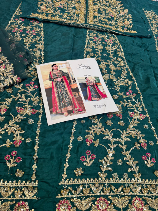 Haris shakeel premium chiffon wedding edition