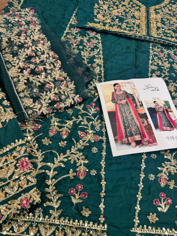 Haris shakeel premium chiffon wedding edition