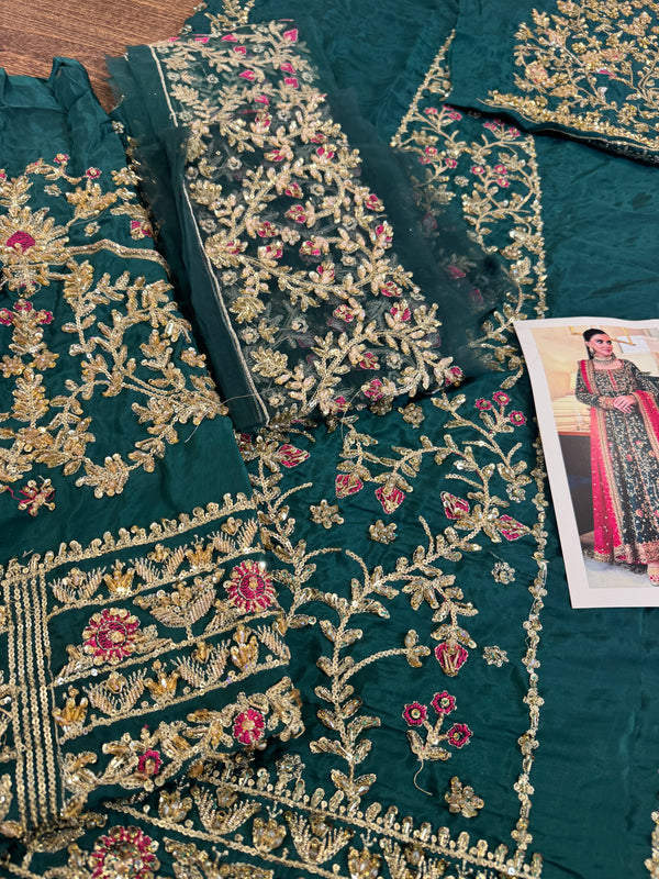 Haris shakeel premium chiffon wedding edition