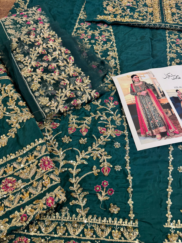 Haris shakeel premium chiffon wedding edition