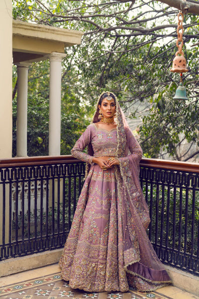 Noman and bhayia lilac bridal collection