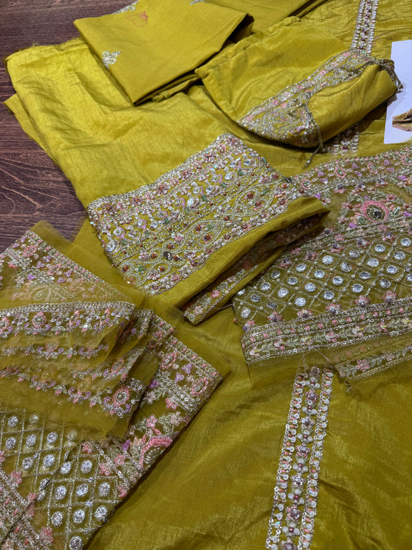 Hussain rehar yellow wedding edition