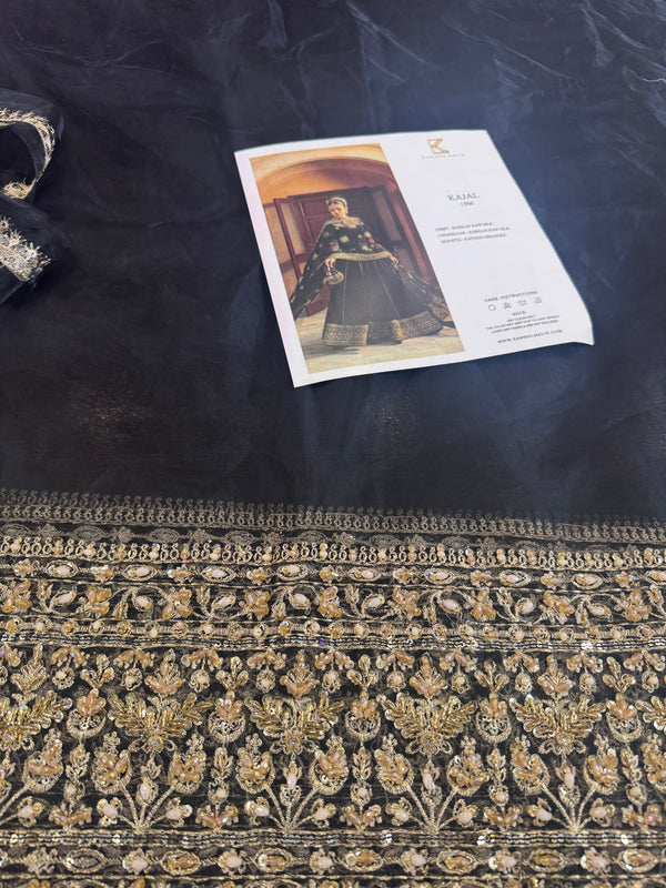 Kanwal Malik black frok wedding edition