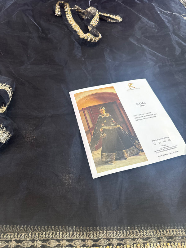 Kanwal Malik black frok wedding edition