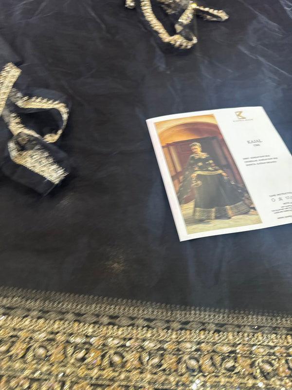 Kanwal Malik black frok wedding edition