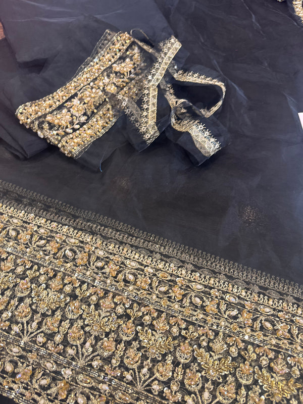 Kanwal Malik black frok wedding edition