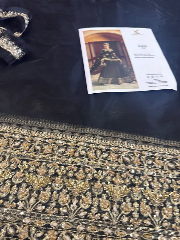 Kanwal Malik black frok wedding edition