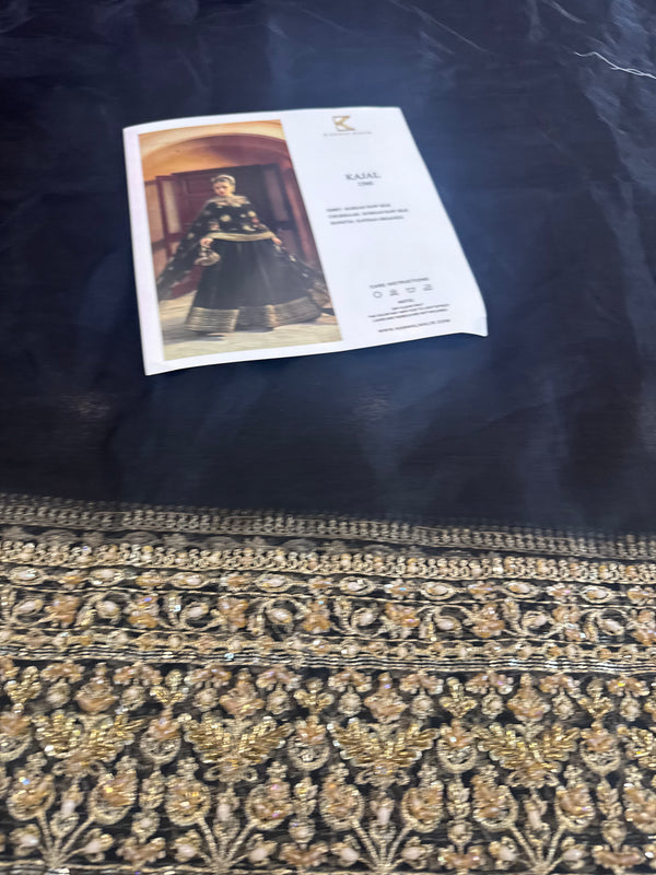 Kanwal Malik black frok wedding edition