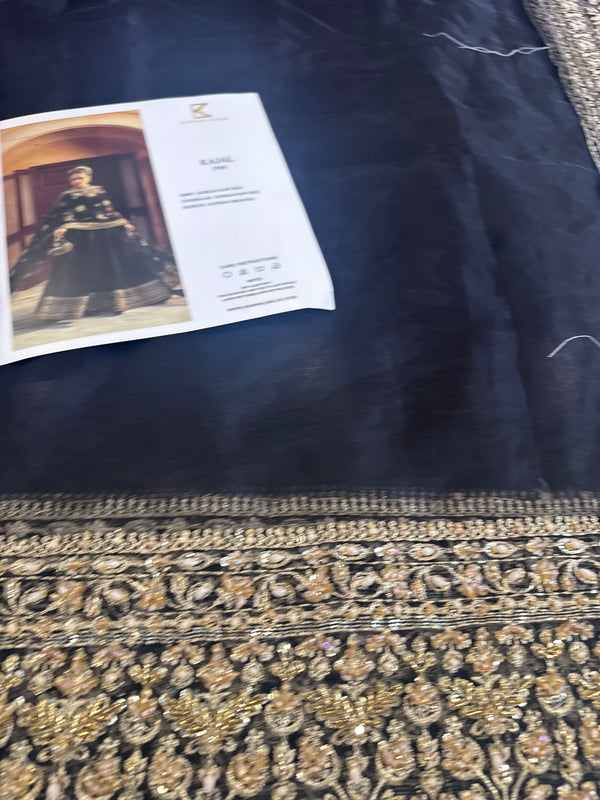 Kanwal Malik black frok wedding edition