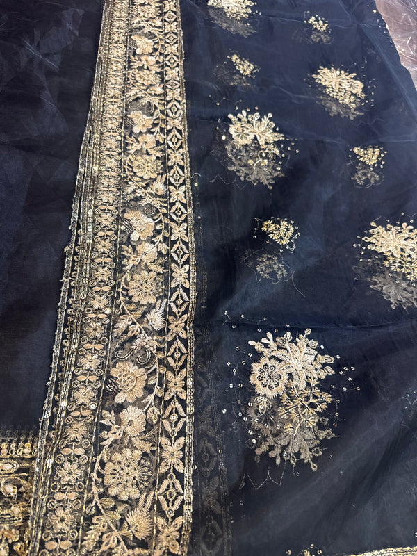 Kanwal Malik black frok wedding edition