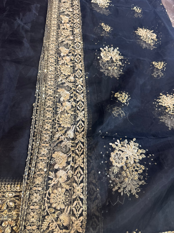 Kanwal Malik black frok wedding edition