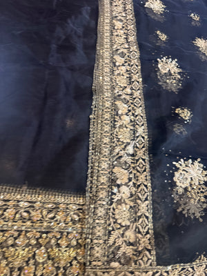 Kanwal Malik black frok wedding edition