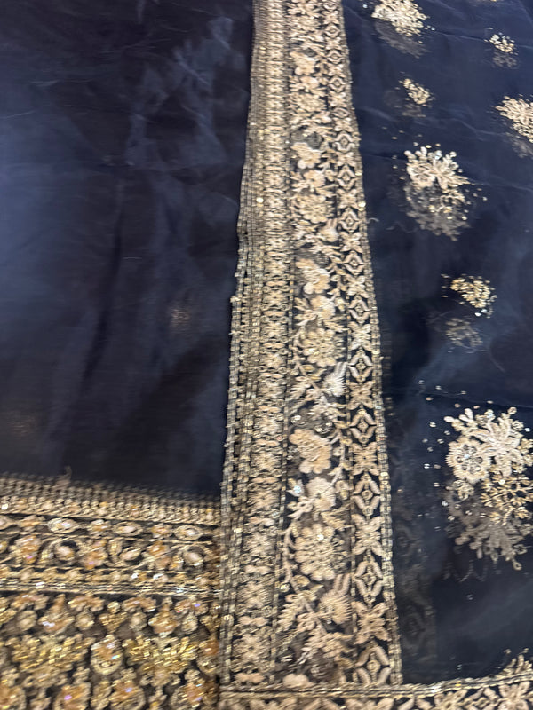 Kanwal Malik black frok wedding edition