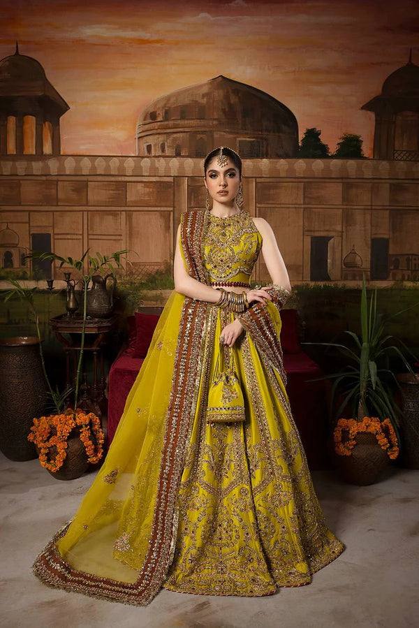 Nuriya mustard yellow wedding edition