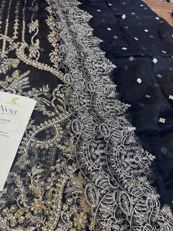 Kanwal Malik black bridal wedding edition