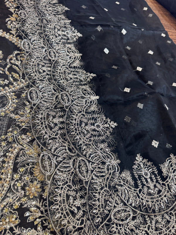 Kanwal Malik black bridal wedding edition