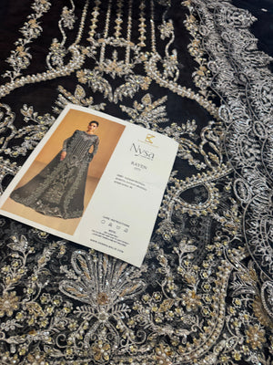 Kanwal Malik black bridal wedding edition