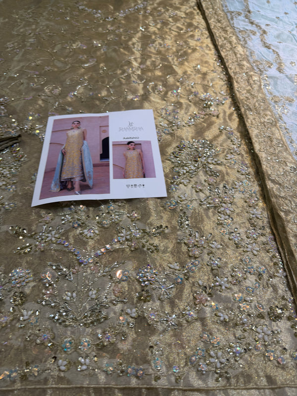 Shamsa hashwani mustard wedding edition