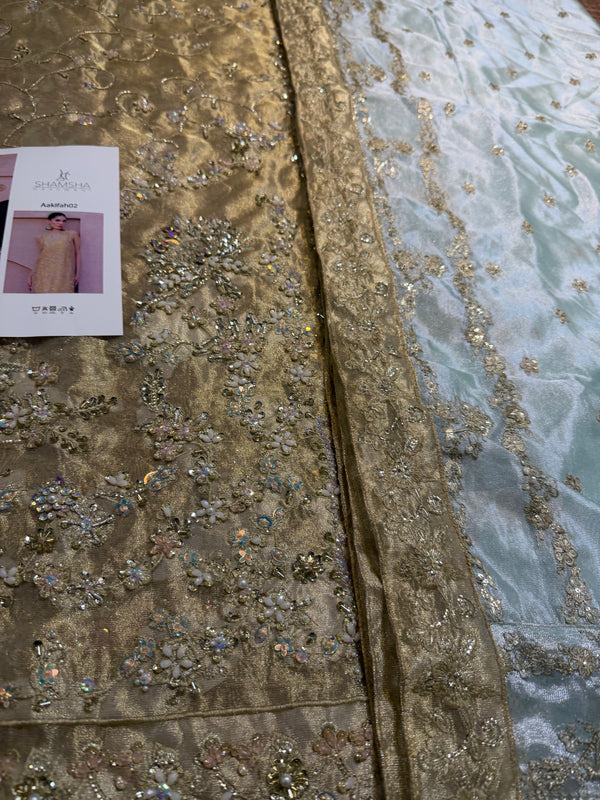 Shamsa hashwani mustard wedding edition