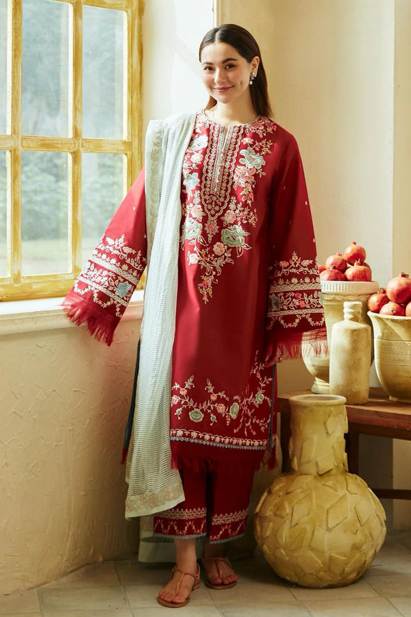 Coco by Zara Shahjahan red lawn