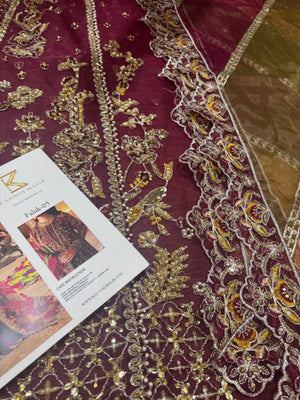 Kanwal Malik red wedding edition