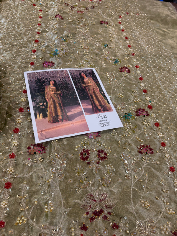 Haris shakeel olive bridal wedding edition