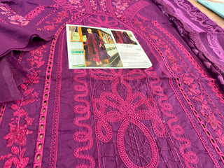 Maria b purple majenda Eid ul azha collection
